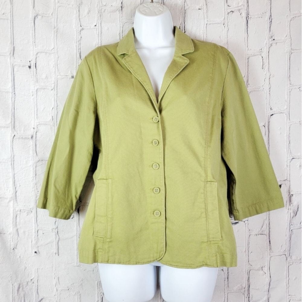 Eileen Fisher Olive Green Blazer